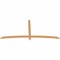 Ekena Millwork Bellingham Timber Gable Bracket, Western Red Cedar, 96"W x 44"H x 1 1/2"D x 3 1/2"F, 11/12 Pitch GBW096X44X0204BEL00SWR - alternate 4